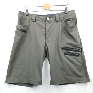 Lululemon Men Shorts 36 Gray Pinstripe Cadence Commute Technical‎ 7-Pocket